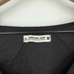 American Giant Women's Linen Tie Dress Size M Black Size M Photo 2