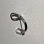 Signed SARAH Silver Tone Letter C initial Brooch Pin Photo 1