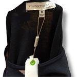 Young Threads NWT New York City Taupe Black Geometric Mini Sweater Dress Medium Photo 7