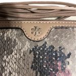 Tory Burch Silver Sequin Wristlet Clutch Bag Style 34470 NWT Photo 4