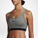 Nike  Pro Classic Gray Black Dri-Fit Racerback Sports Bra Women's Size XS Photo 0