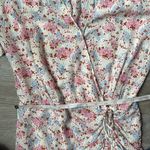 Veronica Beard Sean Floral Silk Rouched Dress 4 Photo 12