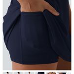 Halara NWT  Navy Blue athletic Sleeveless Dress. Easy peasy. Pocket size S Photo 3