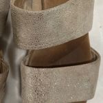 J/SLIDES Tan Mules with Elevated Textured Soles Size 7.5 Photo 2