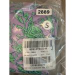J.Crew  Strapless Adjustable Floral Lilac Green Resort One Piece Swimsuit Small Photo 3