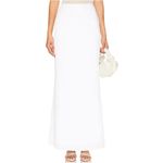 Lovers + Friends  Maxi Skirt Satin Size S Cream Photo 4