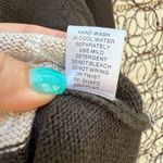 Y2K Christopher & Banks Hand Crochet Rustic Snowman Winter Christmas Cardigan XL Green Photo 4