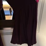 Stretchy tunic 24Seven xl scoop neck 3/4 sleeve with full ruffle swing bottom Purple Photo 6