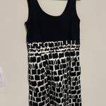 Boden USA Boden Elegant Black and White Patterned Dress 6 Photo 6