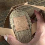 Tory Burch Bima 2 Espadrille ankle strap Sandals Wedges nude peach size 8 Photo 6