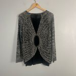 Joseph Ribkoff New  Champagne/Black Top sheer size medium Photo 6