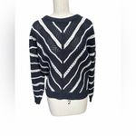 Marine layer  Brooke Black and White Striped Women's Sweater size medium Photo 1
