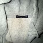 Brandy Melville Gray Crystal Cropped Hoodie Photo 4