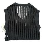HONOR THE GIFT Open Knit Sweater Vest Black Sz M Streetwear Academia Preppy NWT Size M Photo 3
