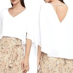 BCBG MAXAZRIA Shannah Bare Pink Top Cape Blouse Size XS Photo 5