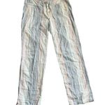 Sundance Gigi Cotton Crinkle Gauze Beachy Boho Pants | MicroStripe | Medium Photo 0