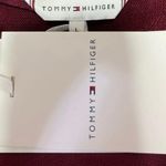 Tommy Hilfiger NEW Maroon Plum Embroidered Circle Logo Crew Neck Sweatshirt Sz L Photo 3