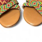 Anthropologie 🌿 Laid-Back London x  Hand-Beaded Gladiator Sandals – Emerald Mix 🌿 Photo 10