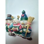 House of‎ Lloyd Christmas Snowman Family Pin Brooch 2001 Holiday Photo 2