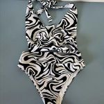 Forever 21 womens bikini two piece size S black and white Photo 0