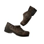 Dansko NEW  Leather Professional Clog Gray Camo Size 41 or 10.5 Photo 4
