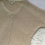 Olive & Oak Anthropologie  Neutral Cream Sweater Sz Medium Photo 3