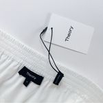 Theory NEW  Easy Midi Skirt White City Poplin Photo 6