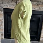 Tommy Bahama Green Cap Sleeve Fitted Crop Tee Photo 8