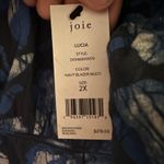 Joie NWT  Lucia Mini Cotton Dress in Navy Blazer Multi Blue Photo 5