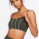 Cotton Blend Longline Sports Bra Photo 0