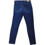 American Eagle  women’s size 2, mid rise, dark wash, straight leg,‎ denim jeans Photo 2