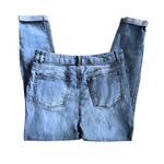 Love, Fire Love Fire High Rise Distressed Cuffed Slim Jeans Womens Size 11 Blue Denim Photo 2