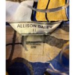 Allison Daley Women’s Blouse 22W | Abstract Print 3/4 Sleeve Button-Down Photo 6