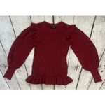 Jessica Simpson Maroon Gemma Knit Sweater Photo 6