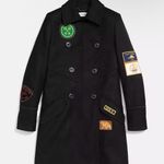 Coach wool Military Patch Naval Pea Coat NWOT Photo 0