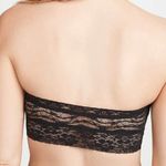 Free People Bandeau Scallop Lace Bra in Black Size XS NWT Photo 1