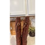 Vince Camuto  Fays riding boot cognac brown leather over knee or below sz 7 Photo 4