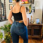 Suzanne Betro Suzanna Betro ultra high waist denim embroidered flare jeans Photo 1