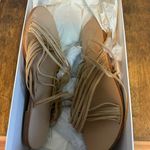 Raye Revolve Tan Flat Gladiator Sandal SIZE 6 Leather Wrap Ankle Strappy $168 Photo 10