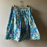 st. john's bay VFloral Skirt A Line y2k ribbon daisy Coquette 90s bright‎ indie sleeve abstract Photo 1