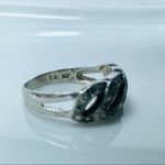 925 Sterling Silver And Crystals Ring Photo 3