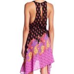Free People sleeveless black purple dress XS Photo 7