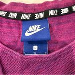 Nike High Low Sleeveless Mesh VNeck Activewear Tank Top Womens Large Plum Purple Photo 3