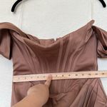 House Of CB House of CB Toffee Loretta Dress brown corset satin dress boned size M NWOT Photo 5