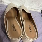 JustFab  Textured Cream Mules Photo 2