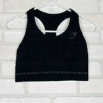 Gymshark  VISION SPORTS BRA, Medium Support,  Black w/logo, Size‎ Small Photo 5
