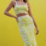 Revolve YUKIO CORAL KNIT MIDI SKIRT Photo 0