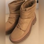 Lucky Brand women tan Platform Lolletta short boots. Size 9.5 Photo 1