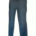 Pistola  Dark Wash High Rise Skinny Jeans Faux Leather Trim Lining Size 28 Photo 6