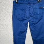 7 For All Mankind Blue Gwenevere Skinny Jeans Size 28 Photo 7